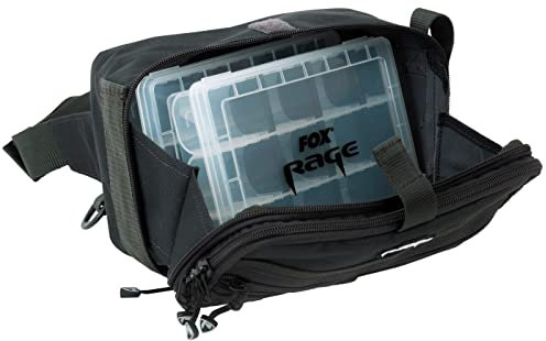 Fox Rage Tackle Belt 20x12x15cm - Kunstködertasche für Wobber, Gummifische & Blinker, Angeltasche, Tackletasche, Blinkertasche