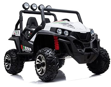 Voiture électrique 2 places 24V Buggy S2588 Blanc - Pack Luxe