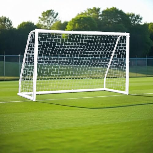 DaMohony Fußballtor Ersatznetz Schwere, 8 * 6FT Fußballtor Rebounder para entrenamiento y juegos deportivos al aire Libre, adecuada para niños y adultos