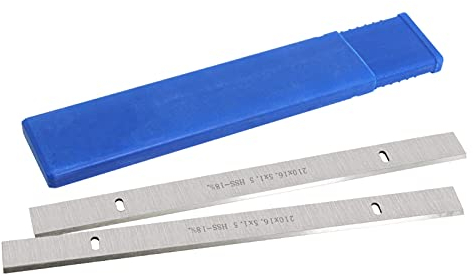 NO LOGO LT-Tool, 2pcs 8 HSS Legno Planer Lama 210x16.5x1.5mm Pialla a Spessore della Lama for Einhell TH-SP 204 TC-SP 204 Erbauer 052 BTE