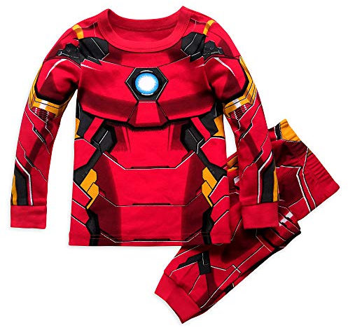 Marvel Iron Man Costume PJ PALS for Boys, Size 8