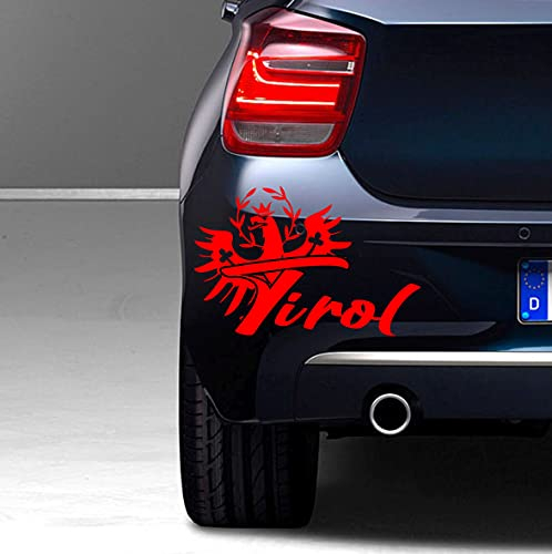 myrockshirt Tirol Tirol Adler Wappen Aufkleber Pickerl 10x15 cm Sticker Aufkleber Autoaufkelber