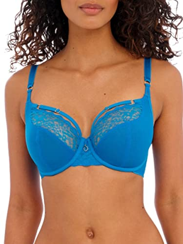 Freya Damen Temptress Bügel-BH, Mittelblau, 80DD
