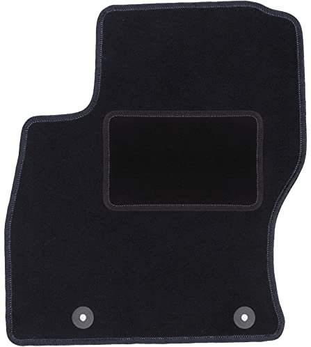 Wielganizator Automatte – Passend für Ford Focus MK2 Kombi, Limousine, Schrägheck 2004-2011 – Velours – Autozubehör - Auto Fußmatten – Fußmatte Auto – 1-teilig - schwarz