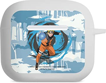 DeinDesign Hülle mit Karabiner kompatibel mit Apple AirPods (3.Generation) Case weiß Schutzhülle mit Schlüsselanhänger Offizielles Lizenzprodukt Manga Naruto Shippuden