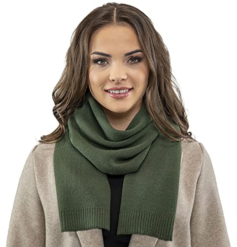 VIVISENCE Damen Winter Schal Aus Modischer Gemütlich Wärmendem Garn Mit Dekorativer Bindung Für Kalte Wintertage Frauen Elegante Und Sportliche Outfits Winter Herbst Modell 7104