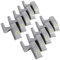 Scharnierleuchten,Scharnierlicht,Schranklicht,Schrank Beleuchtungen Led,Led-Lichtschrankscharnier,10 Stück,Warm/Kaltweiß,Schrank,Klschrank,Led-Scharnierlicht,Heimküche (Kaltes Weiß)