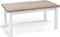 WFL GROUP Moderner Rechteckiger Ausziehbarer Esstisch - Platzsparend - Weißen Holzbeine - 120 bis 160 cm - Hergestellt in EU - 120 x 80 cm - Sonoma Eiche