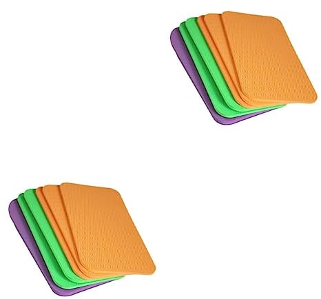 CLISPEED Yoga-Kissen 20 Stück Schaumstoff-Trainingsmatte Übungsbodenmatte Yoga-Kniepolster Kissen Ellenbogen- Und Kniepolster Schaumstoff Komfort Kniepolster Yoga-Kniematte Kniekissen