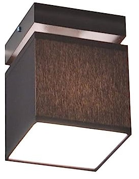 alfalux Deckenlampe LLS112D Deckenleuchte Leuchte 1-flammig Holz Kinderzimmer Wohnzimmer Lampe LED-geeignet (DUNKEL BRAUN)