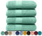 LEBENGOOD Toallas Lavabo, Toallas de Manos, Toallas baño, Toallas baño Grandes, Algodón Premium, 550gsm, 4 Piezas (50x90), Juego de Toallas, Suaves, Absorbentes y Resistentes.(4 50X90 Aqua)