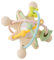 Nattou Teether with Rattle Galaxy Silicone, 10 cm, Pastel