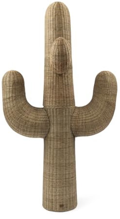 Riviera Maison [BRK] [A] Statue de cactus en rotin rustique L [RMM]