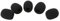 antianzhizhuang Boules rondes Lavalier en mousse pour micro, pare-brise, pare-brise, ouverture de 6 mm, coussinets en mousse pour écouteurs, coussinets pour oreillettes