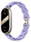 XIHAMA Compatible Strap, Silicone Bracelet Replacement Watch Straps for Mi Band 8 Ladies Smartwatch Bands (Purple)