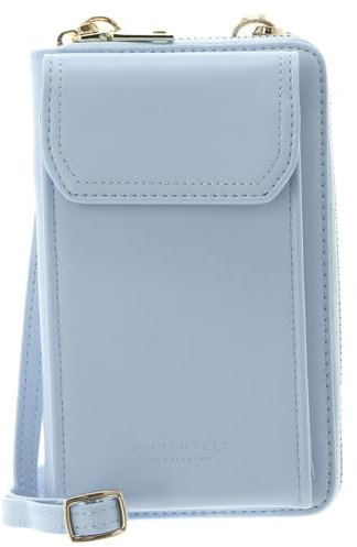 SEIDENFELT MANUFAKTUR Calla Phone Wallet Shy Blue/Gold