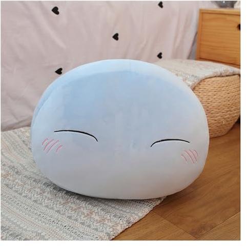Schleim Plüschkissen, That Time I Got Reincarnated As A Slime Plushie Toy Rimuru Stoffkissen Geschenk for Fans Von Jungen Und Mädchen(Color:Color C,Size:45CM/17.7IN)