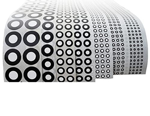 Markierungspunkte zum Scannen 10000 PCs 3D -Scanner -Markierungspunkte, 8 mm 16 mm und 10 mm 20mm Referenzpunkt for 3D -Scanning Markierungspunktmarkierungen für Innenmarkierungen(Inside Outside 6mm/1