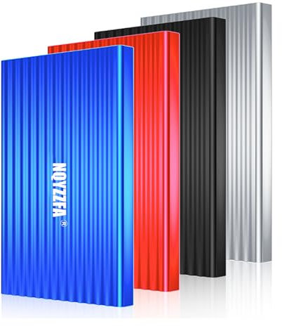 NQYZZFA Hard disk esterno 250G 500G USB 3.0 1TB 2TB HDD esterno portatile HD hard disk per PC, Mac, laptop, 250 GB, nero