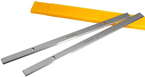 KXJSYL Tool 2 Stück HCS Dickenhobelklinge 330 x 16 x 1,8 mm Holzmesser for 13 Dickenhobel
