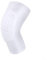 1 rodillera de baloncesto para fitness, transpirable, anticolisión, tiras antideslizantes de silicona (XL blanco)