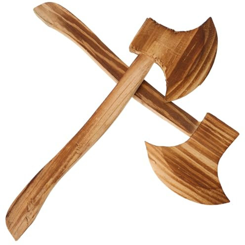 BESPORTBLE Haches en bois réalistes pour costume d'Halloween - Accessoires pour déguisement et événements théâtraux