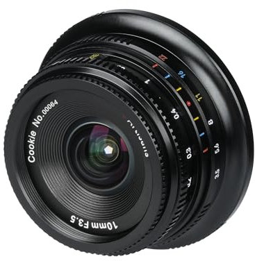 7Artisans 10mm F3.5 APS-C Camera Lens Wide Angle for Fuji X-Mount Mirrorless Cameras