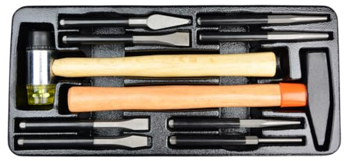 Farys Werkzeug Einlage Für Schublade 10 Tlg Hämmer Meißel Durchschläger Set Für Werkstatt