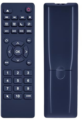 WKOLF Telecomando di ricambio universale per radio digitali Technisat Technicontrol DAB+