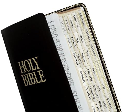 Tabbies 58331 Gold Edged Index Tabs, Old & New Testament, 80 Tabs Including 64 Books & 16 Reference Tabs