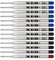 Quality Ballpoint Pen Refills, Cheap but Long Lasting, Medium Point. Fits Parker Ball Pen Too. G2 Style Refill Made in Germany (Discovery Pack)