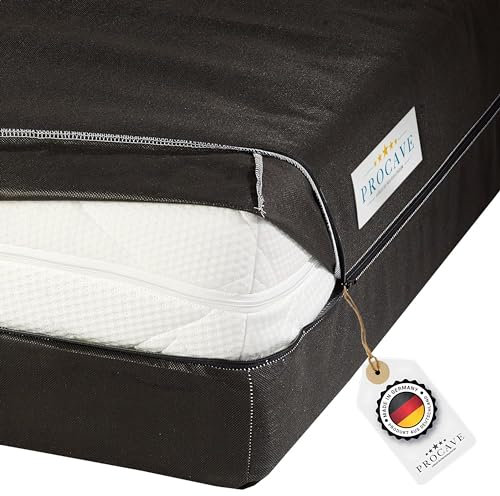 PROCAVE Custodia per Materasso, Sacco Proteggi Materasso Traspirante, coprimaterasso con Cerniera per traslochi e Viaggi
