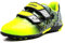 Jamron Tiebao Niños Guay Multicolor Bucle&Gancho Zapatos de Fútbol Fustal Zapatillas de Futbol Suelo Duro Césped Interior Verde 376660 Niño Pequeño EU29
