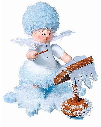 Drechslerei Kuhnert Schneeflöckchen als Dirigent - 5 cm