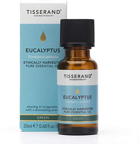 Tisserand Aromatherapy | EUCALYPTUS - Ethically Harvested Essential Oil | Massage Oil, Aromatherapy Oil , Skin Oil, Oil For Diffuser | 100% Pure Essential Oil - 20ml