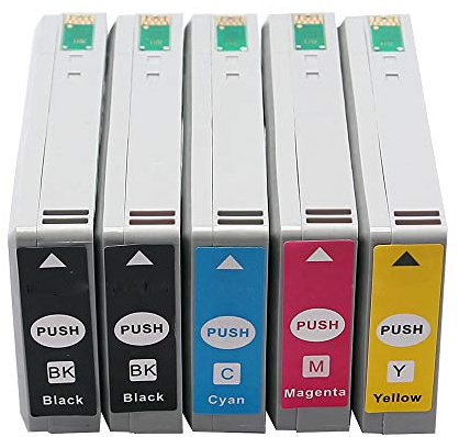 Set 8x Alternativ Patrone für Epson T7021-7024 für WP4000 WP4015DN WP4025DW WP4095DN WP4500 WP4515DN WP4520 WP4525DNF WP4535DWF Pro WP4545DTWF WP4590 WP4595DNF von ABC