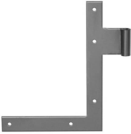 Pollmann®Baubeschläge 2295000 Fenster-Winkelband Württembergische Form 150 x 115 mm, hell verzinkt, 2 Paar