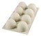 silikomart | Molde de silicona para Monoporciones SWEET TRUFFLE, antiadherente, 8 Monoporciones, Pack de 1 Molde para tartas, Diseño 3D, Ø 62 h 52 mm, Volumen 960 ml, Made in Italy