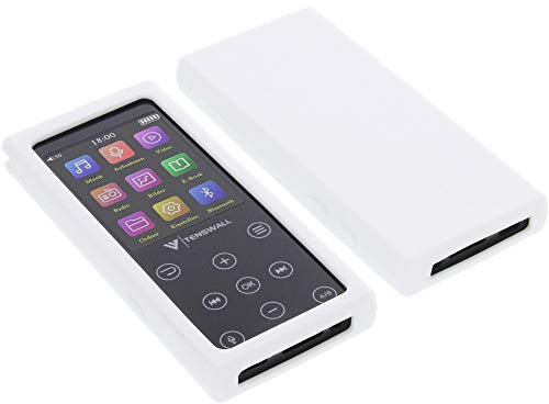 foto-kontor Hull per Tenswall MP3 16GB Caso Silicone Copertura Protettiva in Gomma Nera