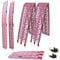 TRUTZHOLM 2 x Auffahrrampe klappbar 228cm Traglast 680 kg ALU pink gelocht Verladerampe Rampe
