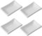 DOITOOL 4Pcs Ceramic Soy Sauce Dishes Dip Bowls Seasoning Dish Bowl Dipping Sauce Dishes Appetizer Plates for Home Restauran