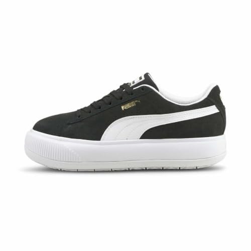 PUMA Suede Mayu, Sportschuhe für Damen, schwarz/weiß (Puma Black Puma White), 38 EU