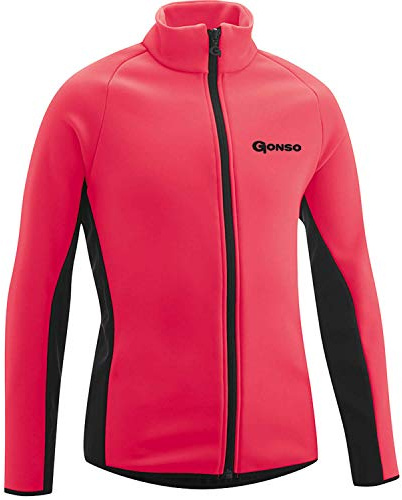 Gonso Kinder Softshelljacke Moritz, diva pink / black, 176