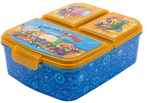 Stor Superthings Lunchbox für Kinder mit 3 Fächern
