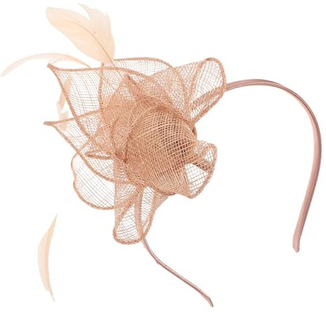 Luxshiny Cocktailparty-Hut Fascinator-Stirnband Derby-haarspangen Fascinator Haarspangen Haarband Blumen-en Tee-Party-hüte Für Vintage Hochzeit Feder Braut Charme