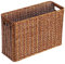 Alipis Panier de Rangement Tissé de Style Capacité Panier à Livres en Imitation Rotin