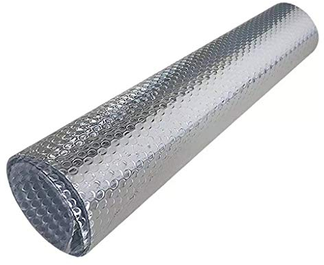 Aluminisierte Isolierfolie Dämmfolie Isolierungsfolie Luftpolsterfolie Dachisolierung Dämmstoffe, Fenster Thermofolie Dämmfolie Heizkörper Reflexionsfolie für Decke, Wand Und Fassade Wärmehaltung (Si