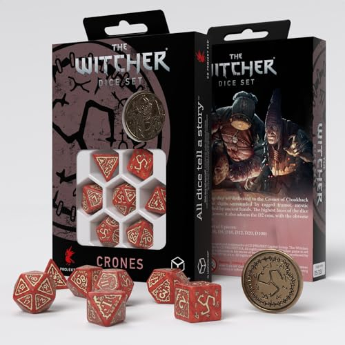 Q-Workshop QWOWCR01 The Witcher Dice Set: Crones – Brewess (7)