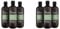 Baylis & Harding Goodness Men's Bergamot & Clary Sage Natural Shower Gel, 500 ml (Pack of 6) - Vegan Friendly