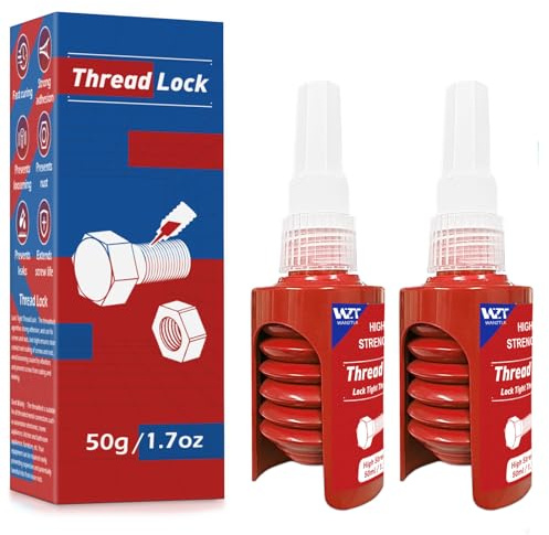 INNOVAYOU Schraubensicherung Rot, Hohe Intensität Schraubensicherungslack Anti-Rost&Looseng, Schraubenkleber für Spaltfüllung und Anziehen von Schrauben 100ml Runde Flasche